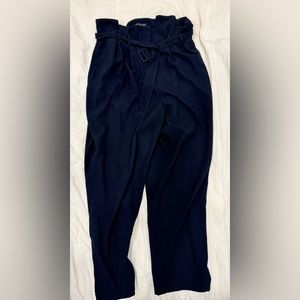 The Fifth Label Navy Paperbag Waist Pants w/ Belt Size Large